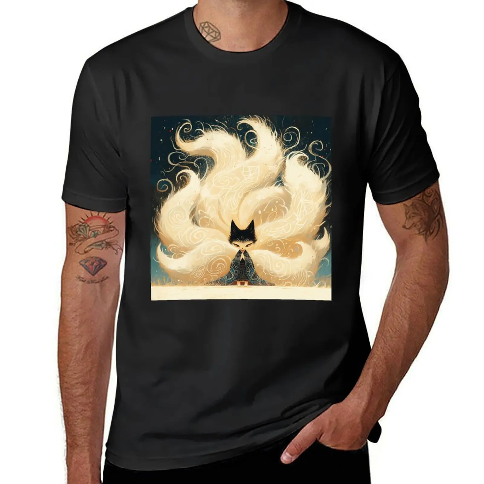 Футболка Kitsune's Enigma: Whirlwind of Nine Tales, летняя одежда, одежда в стиле хиппи, винтажная одежда, мужские хлопковые футболки
Футболка Kitsune's Enigma: Whirlwind of Nine Tales, летняя одежда, одежда в стиле хиппи, винтажная одежда, мужские хлопковые футболки