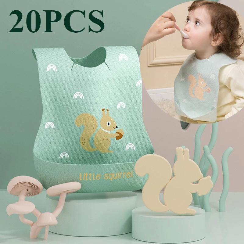 20 шт./компл., водонепроницаемый регулируемый набор детских нагрудников для кормления с ловушкой еды, одноразовый детский нагрудник, вещи для новорожденных
20 шт./компл., водонепроницаемый регулируемый набор детских нагрудников для кормления с ловушкой еды, одноразовый детский нагрудник, вещи для новорожденных