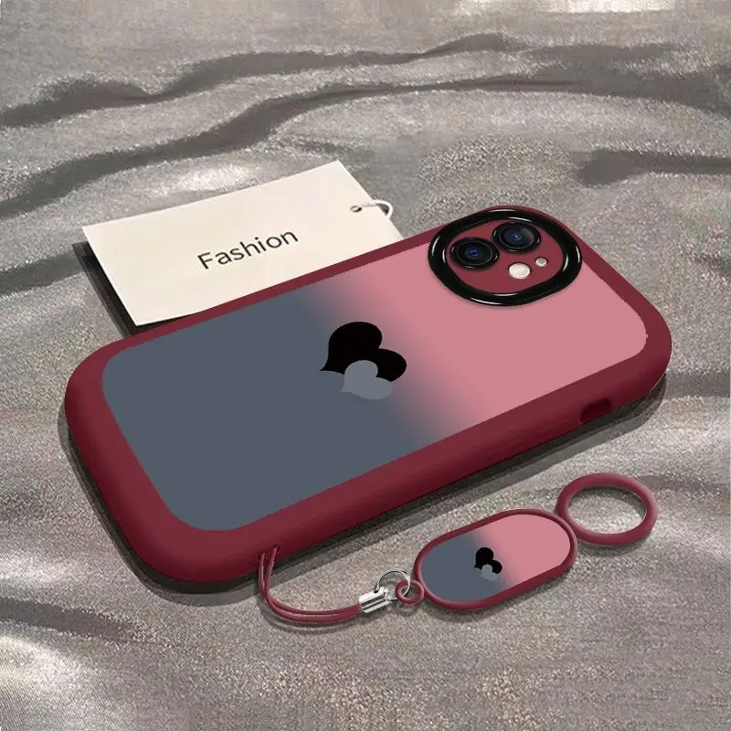 Cute Gradient Heart Phone Case with Matching Lanyard Ring Shockproof Soft Touch Cover for IPhone17 16 15 14 13Pro Max Aesthetic
Cute Gradient Heart Phone Case with Matching Lanyard Ring Shockproof Soft Touch Cover for IPhone17 16 15 14 13Pro Max Aesthetic
