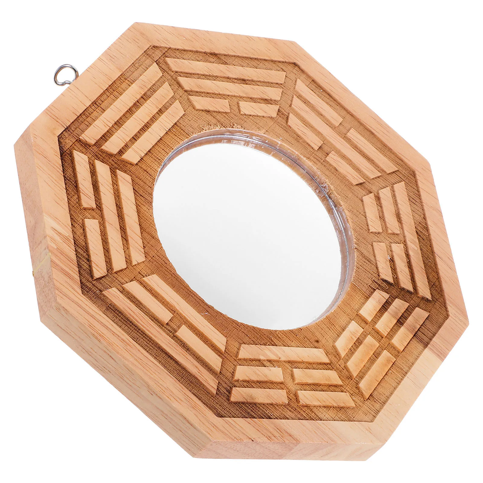 Chinese Traditional Convex Bagua Mirror Wood Frame Feng Shui Wall Decor for Living Room Door Positive
Chinese Traditional Convex Bagua Mirror Wood Frame Feng Shui Wall Decor for Living Room Door Positive