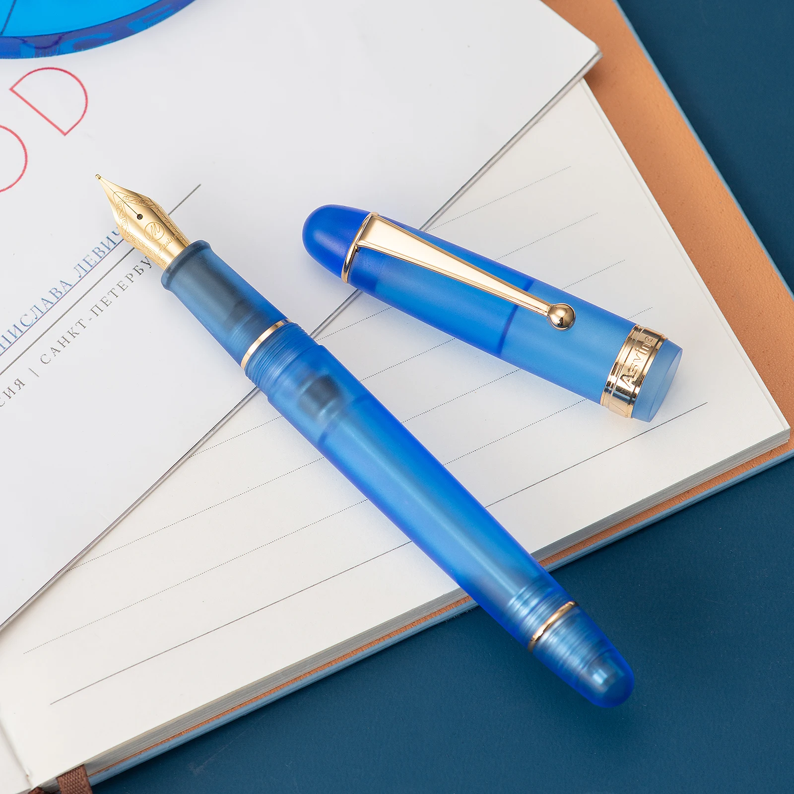 Asvine V126 Vacuum Filling Fountain Pen EF/F/M/1.1 Nib, Matte Blue Acrylic Writing Gift Set
Asvine V126 Vacuum Filling Fountain Pen EF/F/M/1.1 Nib, Matte Blue Acrylic Writing Gift Set