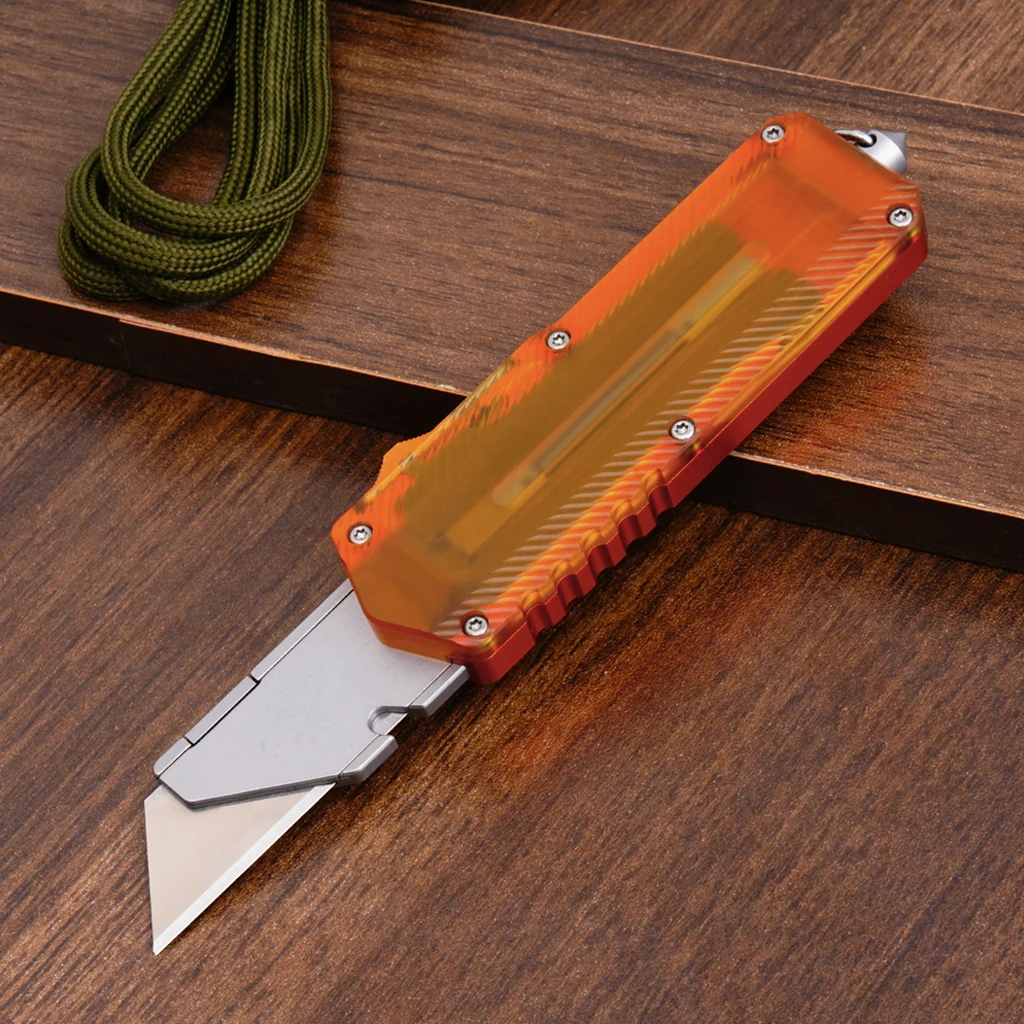 Portable Aluminum EDC Cutting Knife Outdoor Camping Travel Replacement Blade Durable Multi-Tool for Adventure
Portable Aluminum EDC Cutting Knife Outdoor Camping Travel Replacement Blade Durable Multi-Tool for Adventure