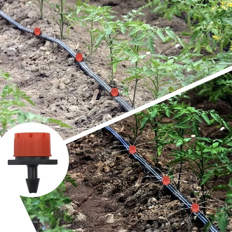 58Pcs 8-hole adjustable red cap sprinkler, threaded, for raised bed, fruit tree, drip irrigation tool
58Pcs 8-hole adjustable red cap sprinkler, threaded, for raised bed, fruit tree, drip irrigation tool
