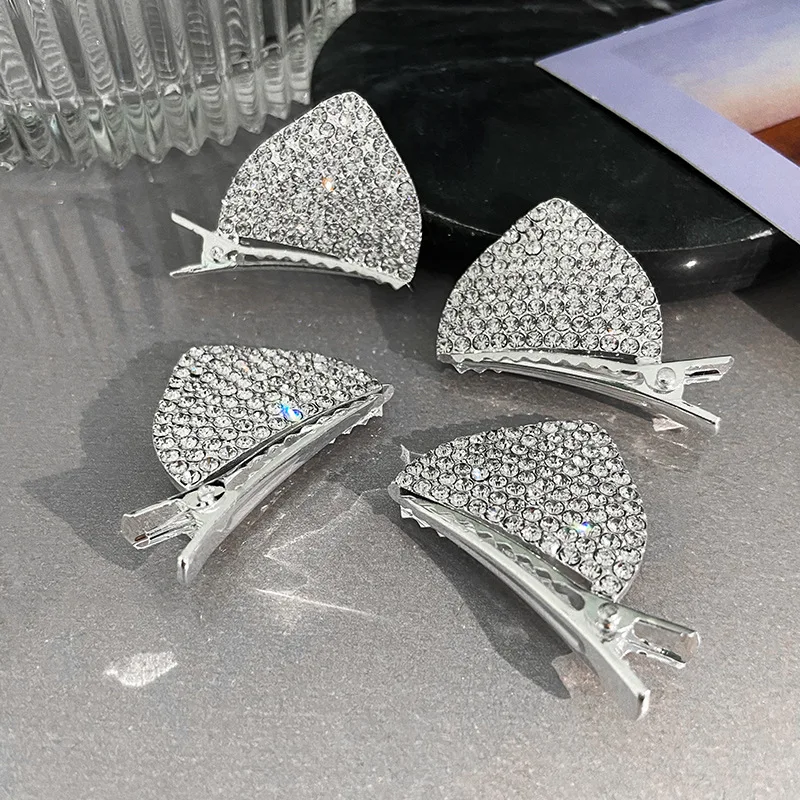 Cat Ear Crystal Hair Clips Duckbill for Women Fringe and Top Hair Pin Premium Sparkling Cute Lightweight Non Slip Daily Use
Cat Ear Crystal Hair Clips Duckbill for Women Fringe and Top Hair Pin Premium Sparkling Cute Lightweight Non Slip Daily Use