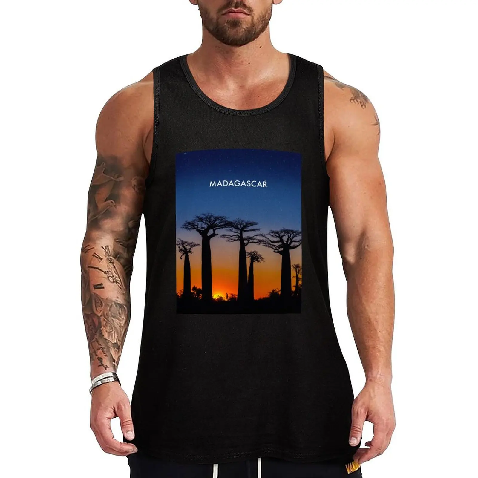 Madagascar Modern Travel Poster Tank Top fitness clothing for men sleeveless shirt man T-shirt male Men sleeveless tee
Madagascar Modern Travel Poster Tank Top fitness clothing for men sleeveless shirt man T-shirt male Men sleeveless tee