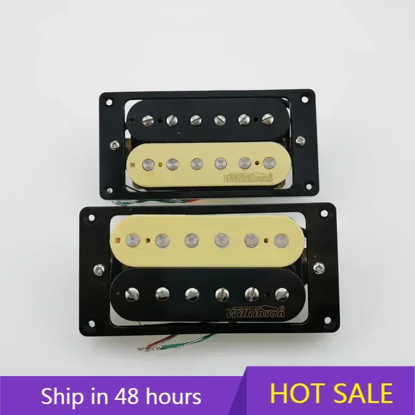 "Wilkinson Humbucker Pickups for Electric Guitar – 4-Conductor Zebra Set (H-X Shop Store)"
"Wilkinson Humbucker Pickups for Electric Guitar – 4-Conductor Zebra Set (H-X Shop Store)"
