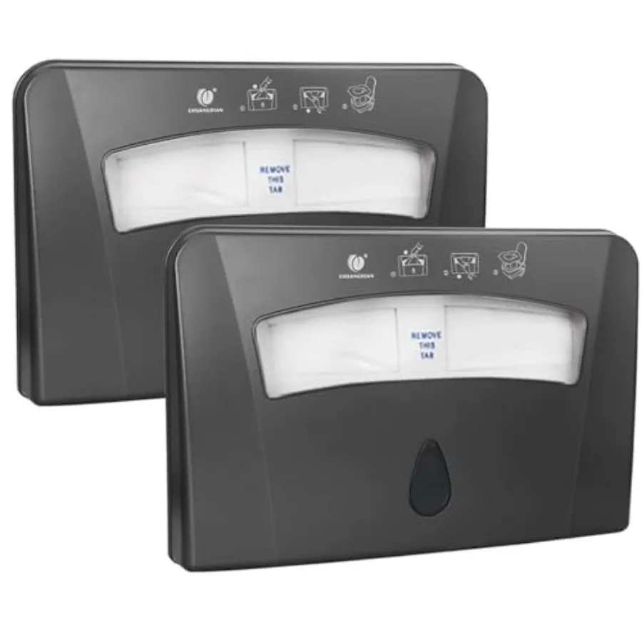 Toilet Seat Cover Dispenser 2-Pcs,Wall Mounted Compatible with Half-fold
Toilet Seat Cover Dispenser 2-Pcs,Wall Mounted Compatible with Half-fold