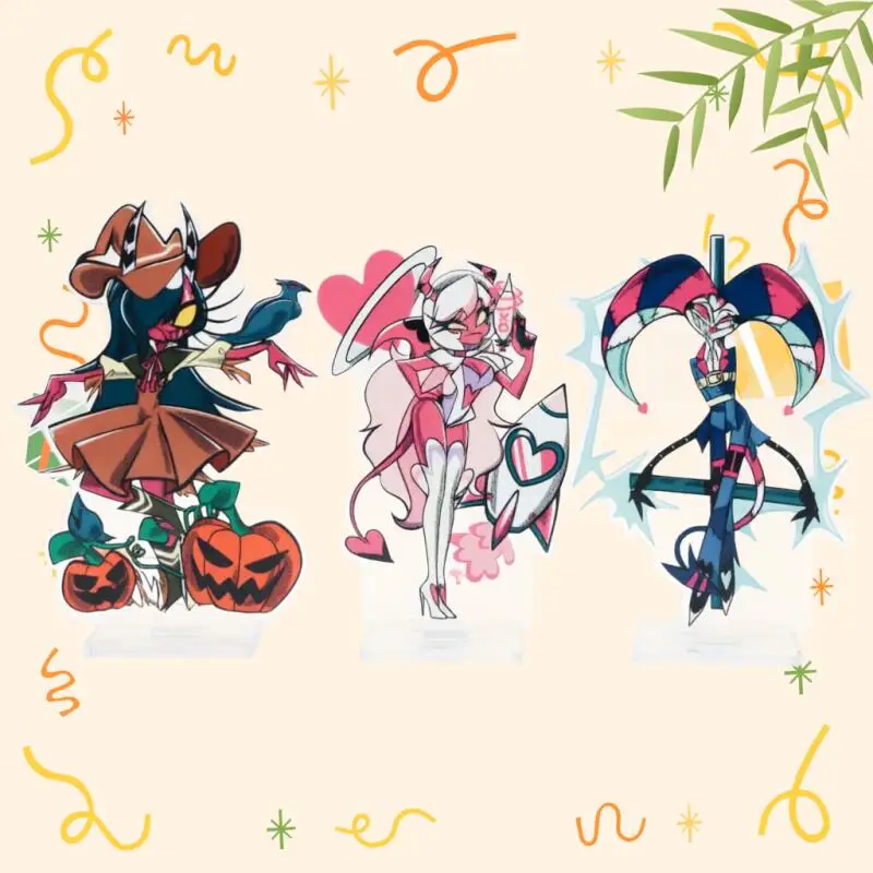 15Cm Anime Acrylic Standing Plates for Helluva Boss Glitz Glam Stolas Verosika Mayday Stolas Octavia Peripheral Decoration
15Cm Anime Acrylic Standing Plates for Helluva Boss Glitz Glam Stolas Verosika Mayday Stolas Octavia Peripheral Decoration