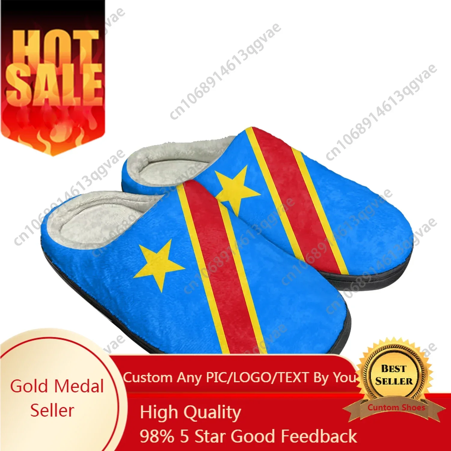 Democratic Republic of the Congo Flag Home Cotton Custom Slippers Mens Womens Sandals Plush Bedroom Keep Warm Shoes Slipper
Democratic Republic of the Congo Flag Home Cotton Custom Slippers Mens Womens Sandals Plush Bedroom Keep Warm Shoes Slipper