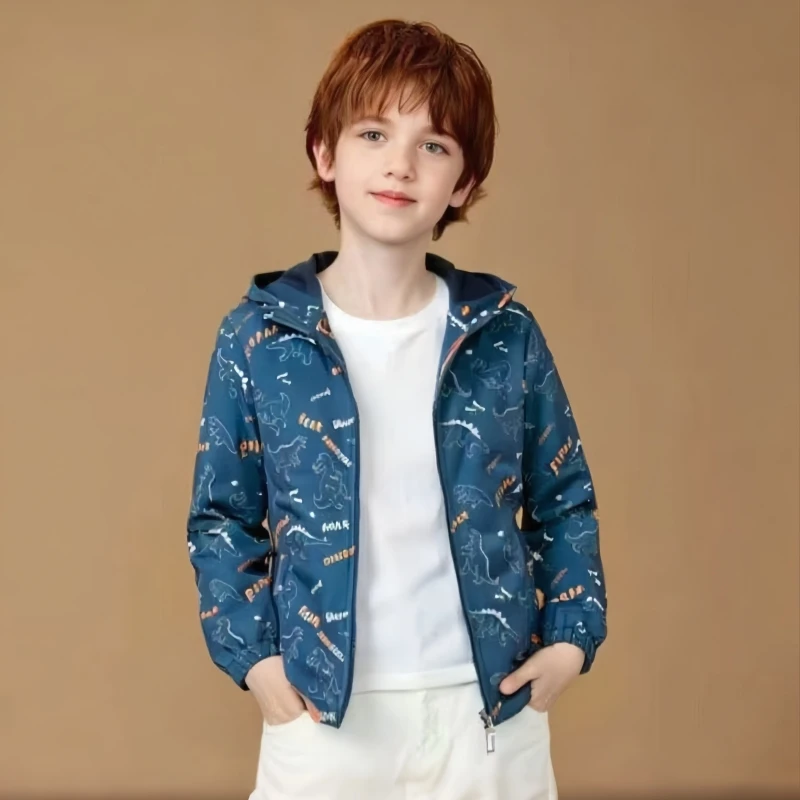 Dubbped Spring Children Outerwear Jackets Sport Fashion Kids Dinosaur Jackets Double-deck Polar Fleece Waterproof Windproof 4-12
Dubbped Spring Children Outerwear Jackets Sport Fashion Kids Dinosaur Jackets Double-deck Polar Fleece Waterproof Windproof 4-12