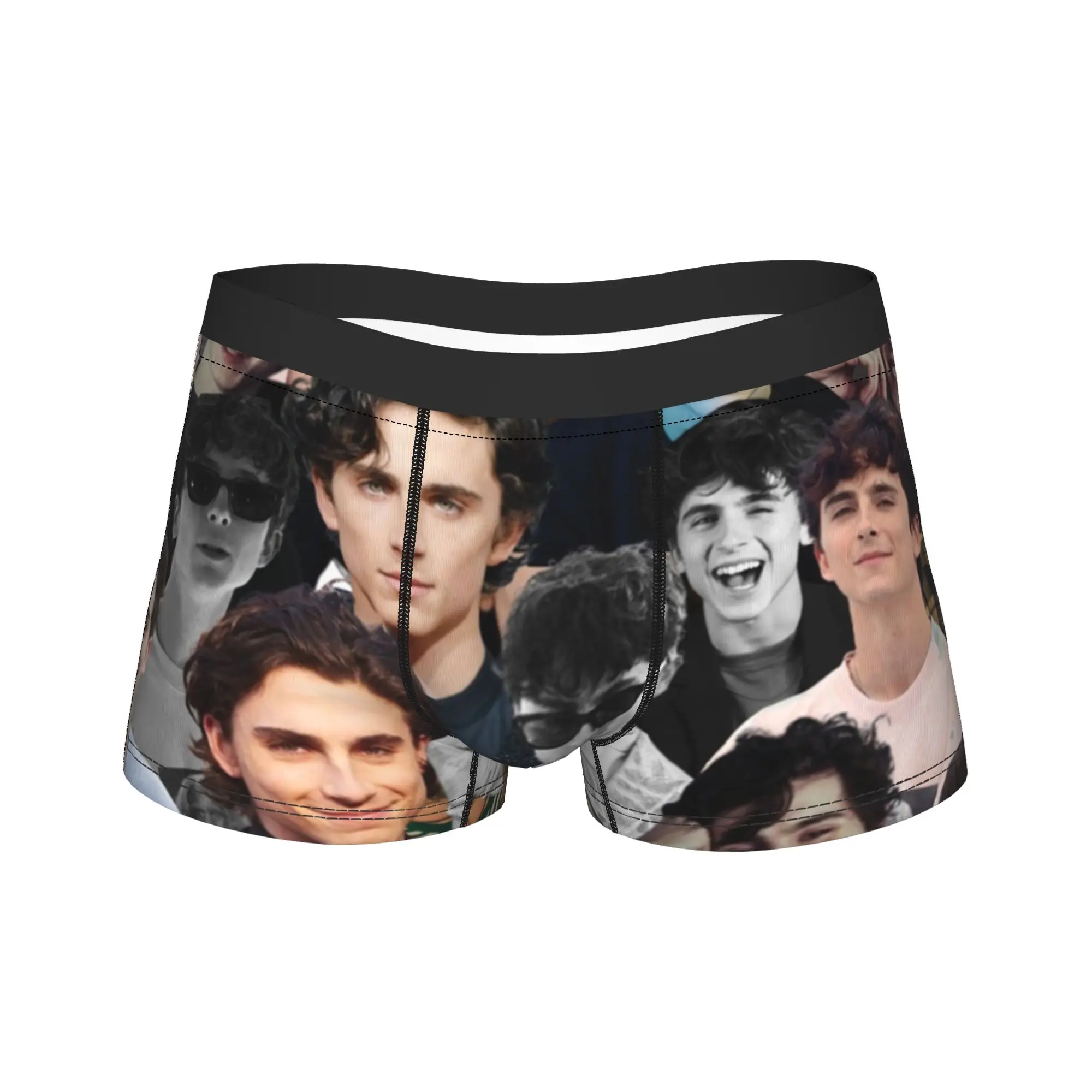 Мужское длинное нижнее белье с фотоколлажем Timothee Chalamet, сексуальные трусы-боксеры, шорты, мужские трусы из полиэстера, M-XXL
Мужское длинное нижнее белье с фотоколлажем Timothee Chalamet, сексуальные трусы-боксеры, шорты, мужские трусы из полиэстера, M-XXL