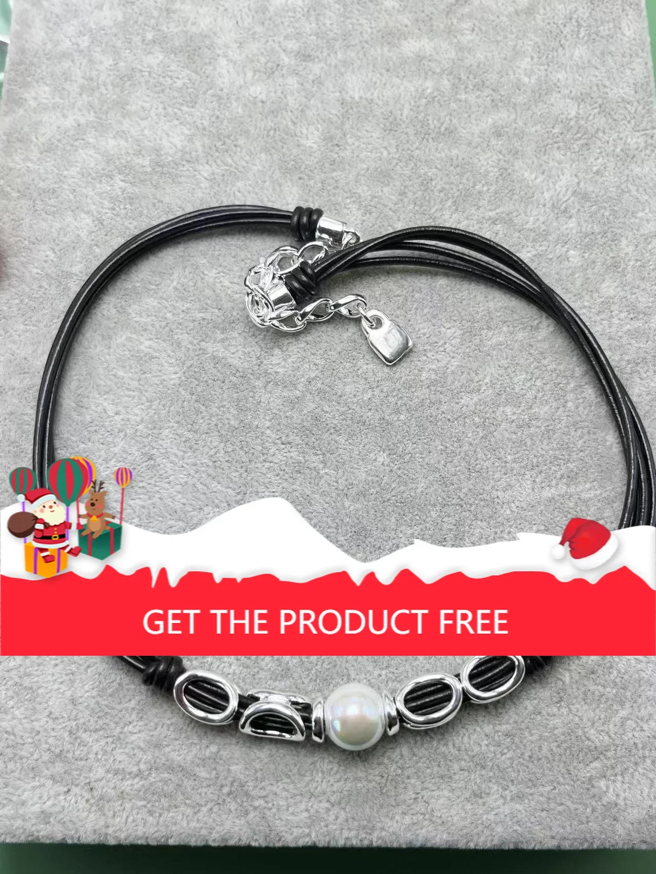 2025 European and American elegant gentle silver pearl leather rope necklace women's jewelry
2025 European and American elegant gentle silver pearl leather rope necklace women's jewelry
