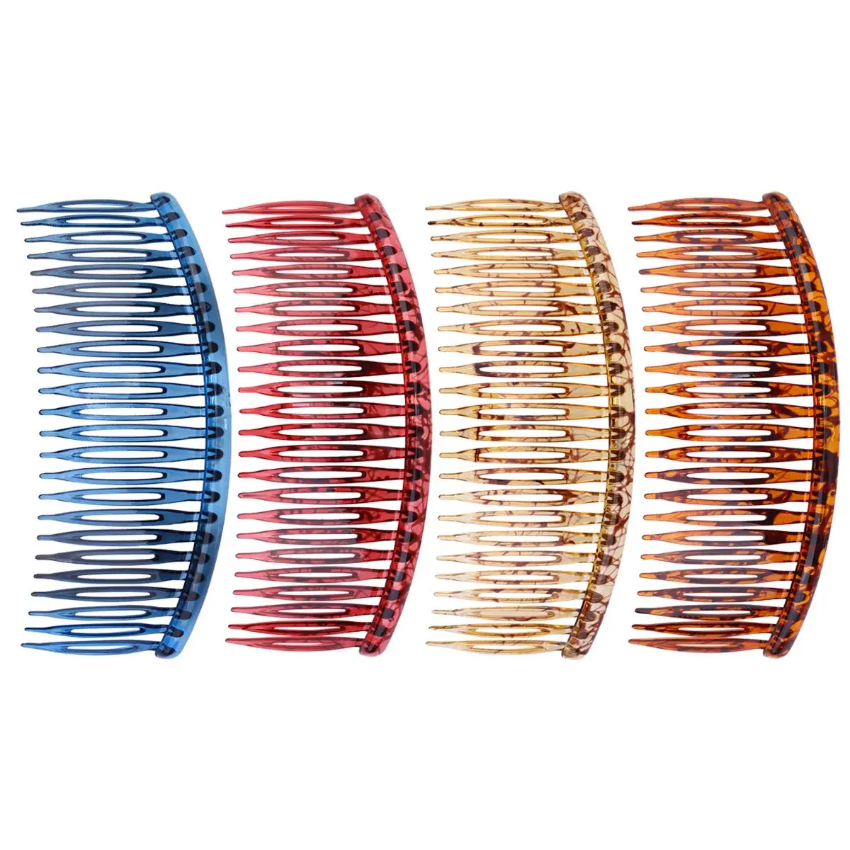 4 Pcs Durable Resin Teeth Hair Combs Practical Long Lasting Suitable Anchoring Tiaras Adornments DIY Craft Project Embellished
4 Pcs Durable Resin Teeth Hair Combs Practical Long Lasting Suitable Anchoring Tiaras Adornments DIY Craft Project Embellished