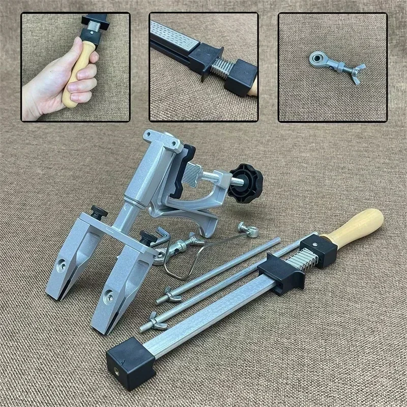 XT Professional Fixed Angle Knife Sharpener With Diamond Honing Stone And Stainless Steel Sharpening Tools Chefs Knife Sharpener
XT Professional Fixed Angle Knife Sharpener With Diamond Honing Stone And Stainless Steel Sharpening Tools Chefs Knife Sharpener