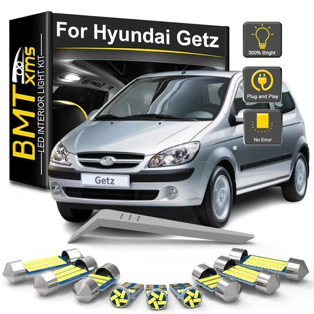 BMTxms 10Pcs LED Interior Light Bulb Kit For Hyundai Getz 2002 2003 2004 2005 2006 2007 2008 2009 2010 Car Map Dome Trunk Lamp
BMTxms 10Pcs LED Interior Light Bulb Kit For Hyundai Getz 2002 2003 2004 2005 2006 2007 2008 2009 2010 Car Map Dome Trunk Lamp