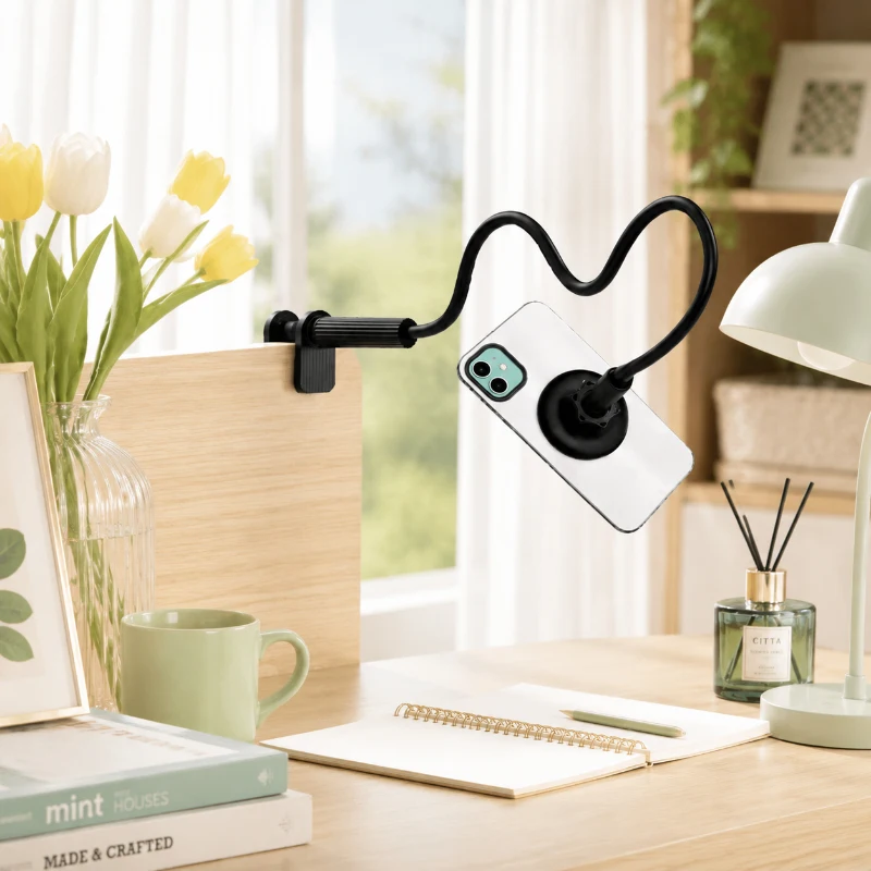 70CM 2026 New Magnetic Gooseneck Phone Stand, Adjustable Long Arm Universal Desktop Bedside Holder for Watching Videos
70CM 2026 New Magnetic Gooseneck Phone Stand, Adjustable Long Arm Universal Desktop Bedside Holder for Watching Videos