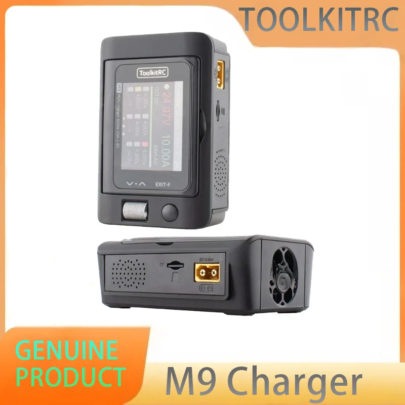 ToolkitRC M9 600 Вт USB-умное зарядное устройство постоянного тока с регулируемым углом наклона экрана и функцией аудио для 1-8S Lipo LiHv LiFe батареи
ToolkitRC M9 600 Вт USB-умное зарядное устройство постоянного тока с регулируемым углом наклона экрана и функцией аудио для 1-8S Lipo LiHv LiFe батареи