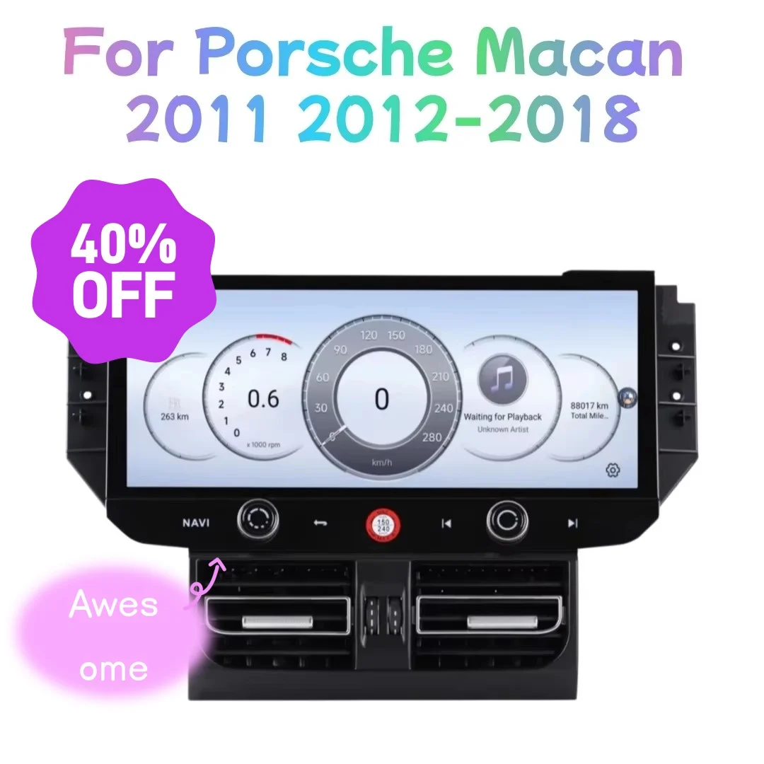 12.3 Inch Qled Screen For Porsche Macan 2011 2012-2018 Carplay Android 14 Car Stereo Radio Video Player GPS Navigation Head Unit
12.3 Inch Qled Screen For Porsche Macan 2011 2012-2018 Carplay Android 14 Car Stereo Radio Video Player GPS Navigation Head Unit