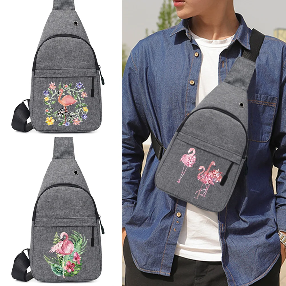 Men's Casual Multifunctional Chest Bag Flamingo Print Shoulder Bag Men's Short Travel Messenger Bag Double Storage Bag Waist Bag
Men's Casual Multifunctional Chest Bag Flamingo Print Shoulder Bag Men's Short Travel Messenger Bag Double Storage Bag Waist Bag