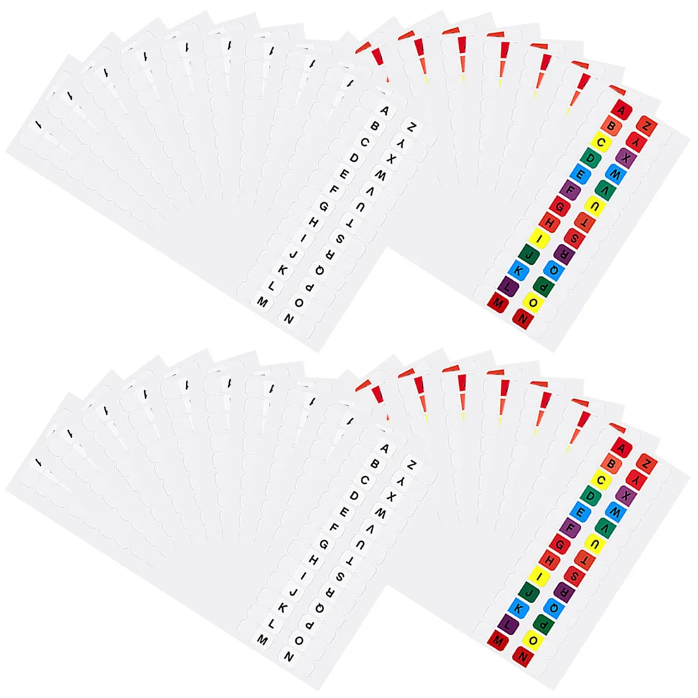 40 Sheets Index Tabs Colored Page Markers A- for Office Notebook Organizers Book Tags
40 Sheets Index Tabs Colored Page Markers A- for Office Notebook Organizers Book Tags