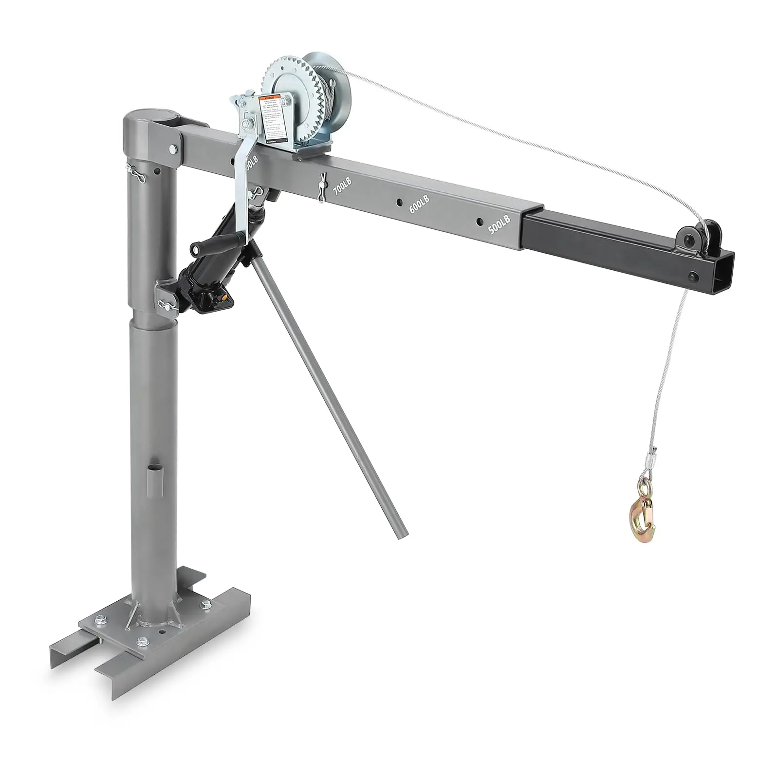 Heavy Duty Hydraulic Pickup Truck Crane Hoist 1000 LBS Capacity Manual Non-Electric Jib 360 Degree Swivel 4 Adjustable Load Levels For Cargo Warehouse Construction
Heavy Duty Hydraulic Pickup Truck Crane Hoist 1000 LBS Capacity Manual Non-Electric Jib 360 Degree Swivel 4 Adjustable Load Levels For Cargo Warehouse Construction