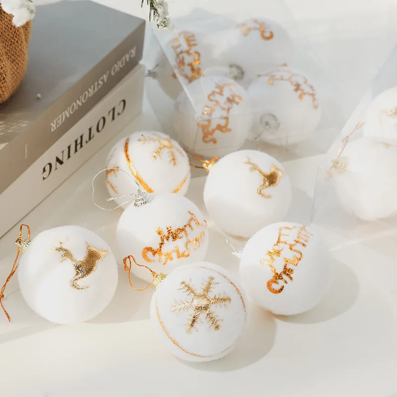 White Christmas Ball Ornaments, Luxury Christmas Tree Decorations,Adornos, 2024, Plastic Ball, Supplies
White Christmas Ball Ornaments, Luxury Christmas Tree Decorations,Adornos, 2024, Plastic Ball, Supplies