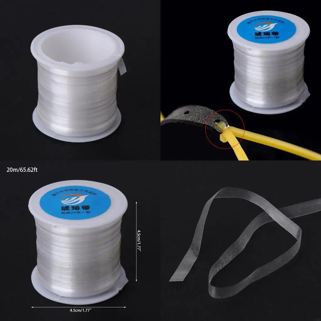 1 Roll 20M Rubber Band Line String Wire Used For Hunting Catapult for
1 Roll 20M Rubber Band Line String Wire Used For Hunting Catapult for