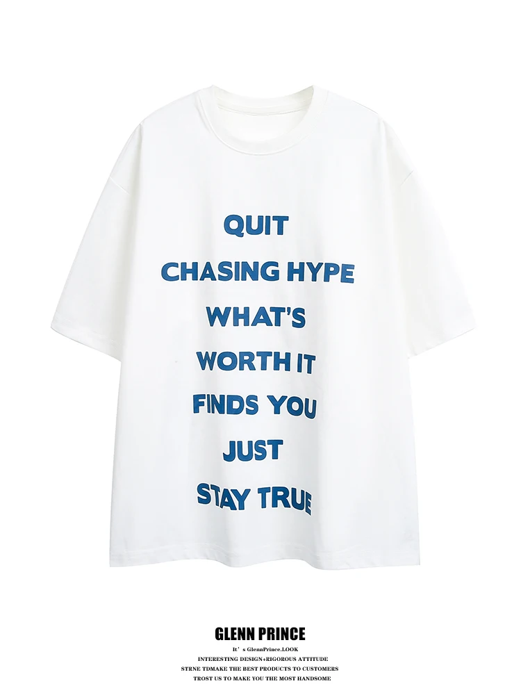 Loose Fit American Chic Men's T-Shirt Short Sleeve Letter Print Casual Breathable Summer Fashion Youth Cotton Polyester B...
Loose Fit American Chic Men's T-Shirt Short Sleeve Letter Print Casual Breathable Summer Fashion Youth Cotton Polyester B...