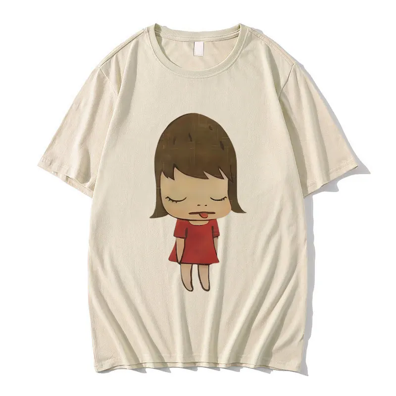 Yoshitomo Nara Sticking Out Tongue Red Dress Girl Print T-shirt Male Art Aesthetic T Shirts Men's Funny Oversized Short Sleeve
Yoshitomo Nara Sticking Out Tongue Red Dress Girl Print T-shirt Male Art Aesthetic T Shirts Men's Funny Oversized Short Sleeve