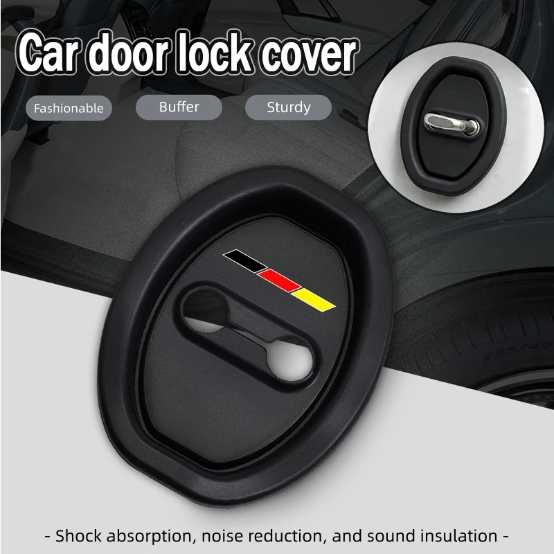 German three-color car door lock silicone protective cover Shock-absorbing and noise-reducing car door lock cushion Waterproof a
German three-color car door lock silicone protective cover Shock-absorbing and noise-reducing car door lock cushion Waterproof a