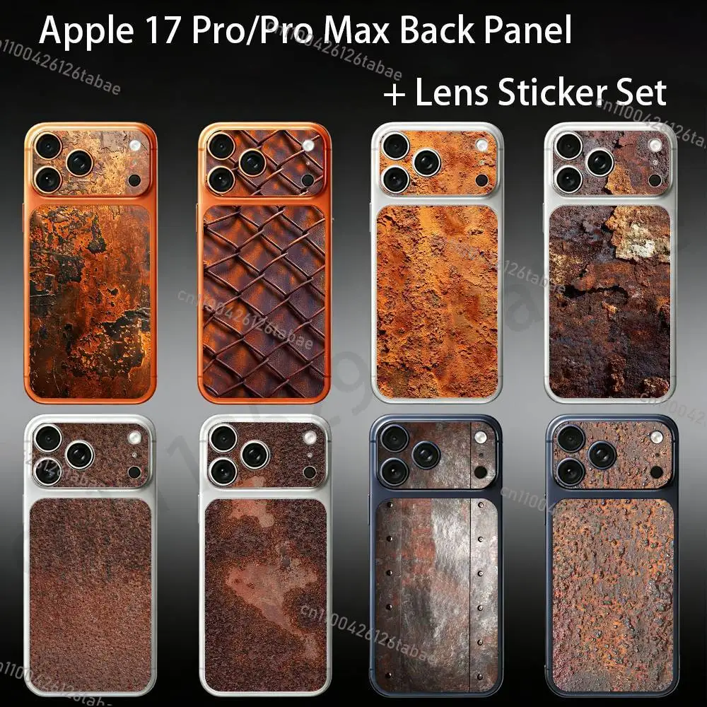 Retro Industrial Style Rusty For iPhone 17pro/proMax Full body Back Cover Decal Skin Colorful Rear Protective Sticker Film
Retro Industrial Style Rusty For iPhone 17pro/proMax Full body Back Cover Decal Skin Colorful Rear Protective Sticker Film