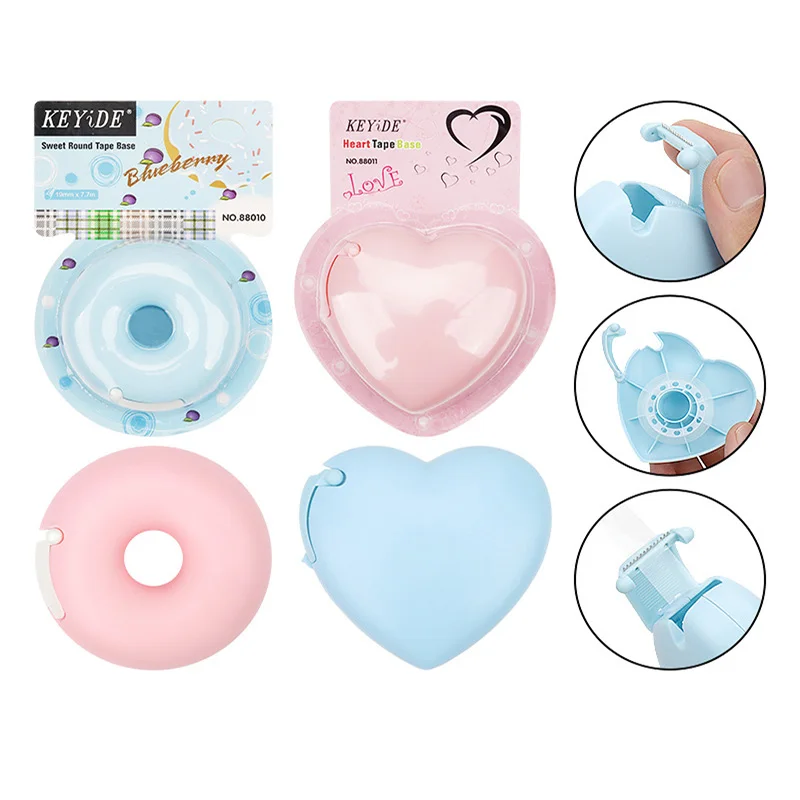 Cute Heart Round Eyelash Tape Cutter Paper Medical Tape Base Cutting Split Eyelash Extension Tape Holder Eye Makeup Tools
Cute Heart Round Eyelash Tape Cutter Paper Medical Tape Base Cutting Split Eyelash Extension Tape Holder Eye Makeup Tools