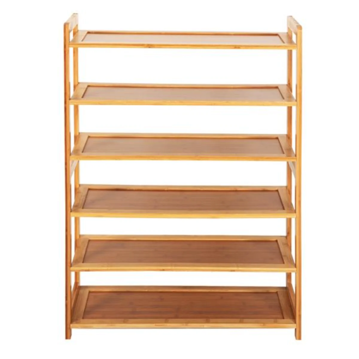 Portable 6-Tier Solid Wood-Look Flat Shoe Rack | Extra-Large Capacity: Holds 20+ Pairs of Shoes
Portable 6-Tier Solid Wood-Look Flat Shoe Rack | Extra-Large Capacity: Holds 20+ Pairs of Shoes