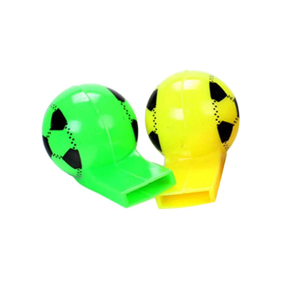 24pcs Whistle Colorful Mini Soccer Plastic Referee Whistle Toy Kids Sports Cheerleading Referee Party Festivals Plastic
24pcs Whistle Colorful Mini Soccer Plastic Referee Whistle Toy Kids Sports Cheerleading Referee Party Festivals Plastic