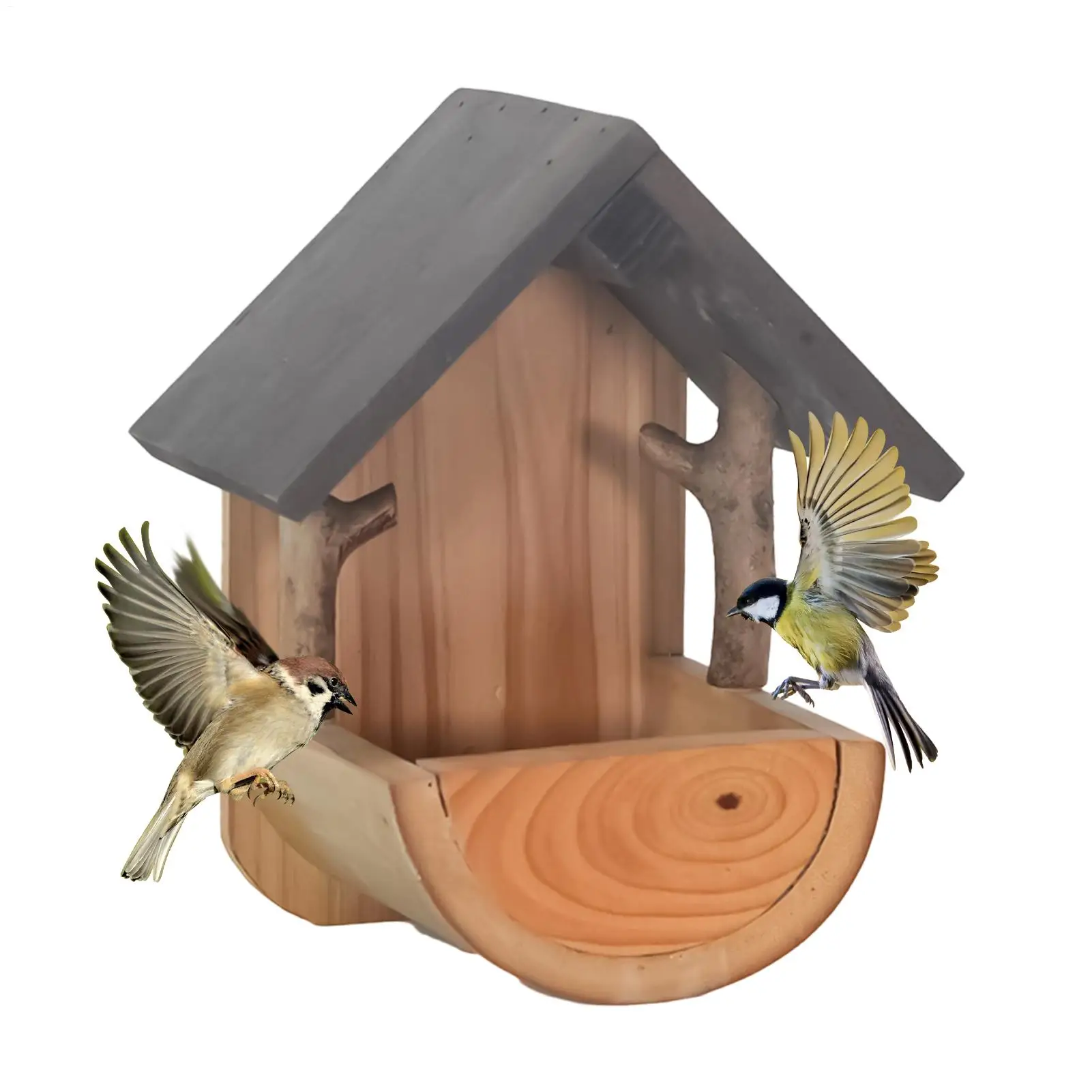 Wild Bird Feeders Wall Mount Wooden Weatherproof Birding Tool Small Bird Feeder For Watching Viewing Feeding Food Pet Aviary
Wild Bird Feeders Wall Mount Wooden Weatherproof Birding Tool Small Bird Feeder For Watching Viewing Feeding Food Pet Aviary