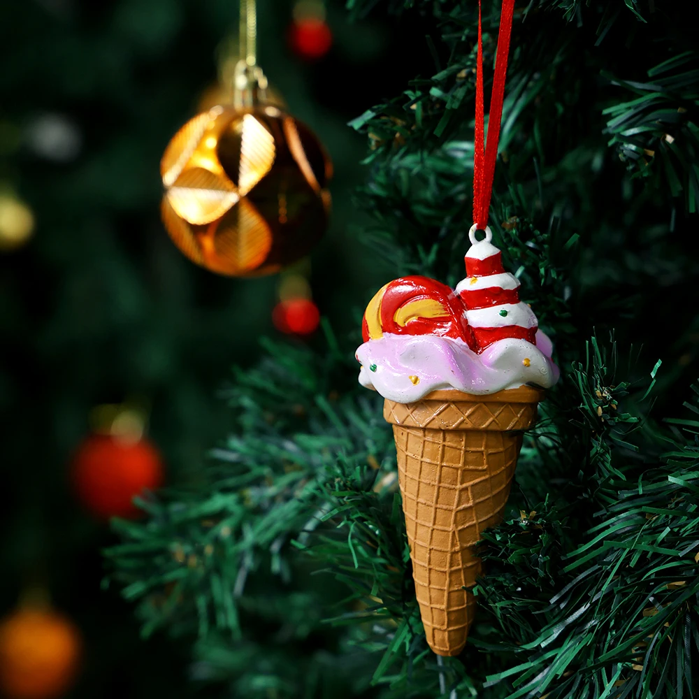 Christmas Ice Cream Hanging Figurine Christmas Tree Holiday Scene Decoration Resin Craftwork Home Holiday Decorations
Christmas Ice Cream Hanging Figurine Christmas Tree Holiday Scene Decoration Resin Craftwork Home Holiday Decorations