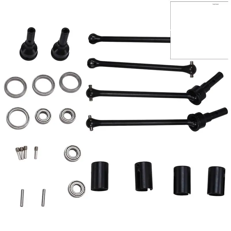 A84F-4Pcs Steel Front And Rear Extended Drive Shaft CVD With Shaft Cup For 1/10 Traxxas MAXX Widemaxx RC Car Upgrades Parts
A84F-4Pcs Steel Front And Rear Extended Drive Shaft CVD With Shaft Cup For 1/10 Traxxas MAXX Widemaxx RC Car Upgrades Parts
