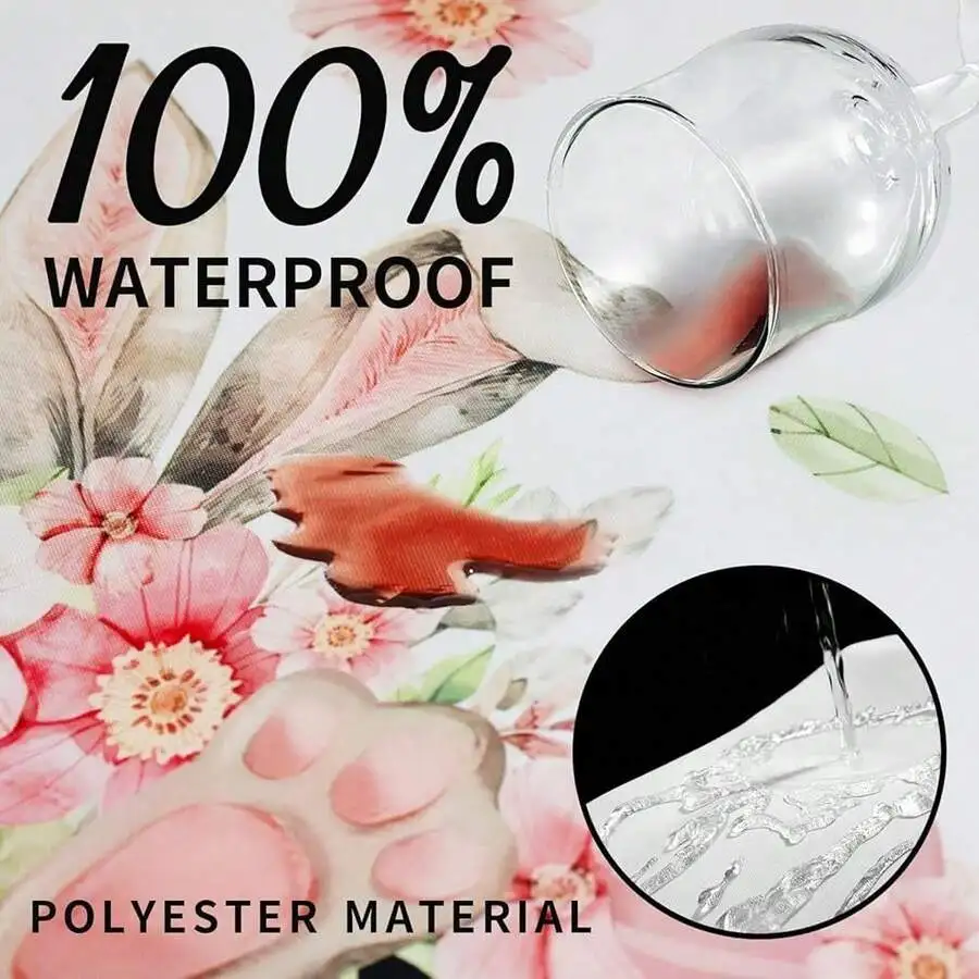 Easter Floral Tablecloth 60x102 Inch Waterproof Polyester Rectangle Table Cover For Spring Party Dinner
Easter Floral Tablecloth 60x102 Inch Waterproof Polyester Rectangle Table Cover For Spring Party Dinner