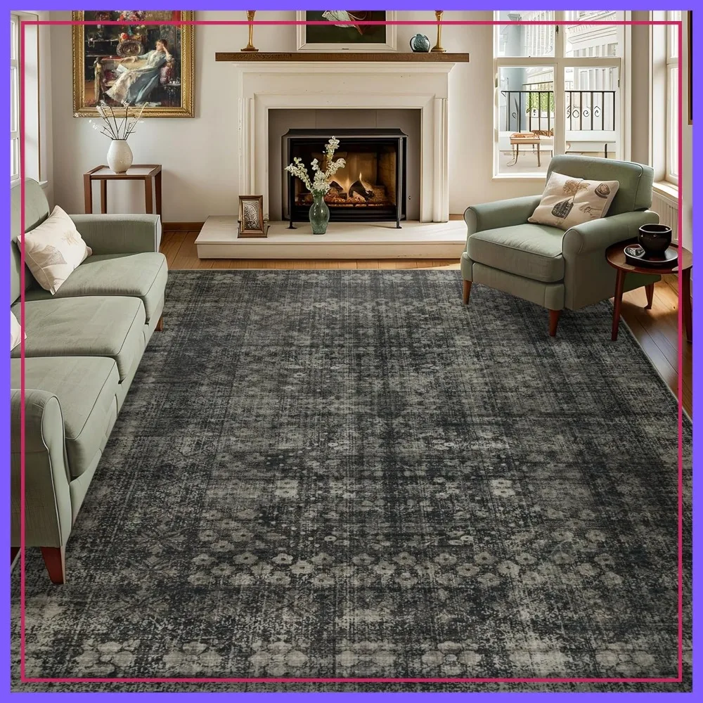 8x10 Washable Area Rug, Low Pile Non-Slip Carpet for Living Room, Stain Resistant Floral Mat
8x10 Washable Area Rug, Low Pile Non-Slip Carpet for Living Room, Stain Resistant Floral Mat