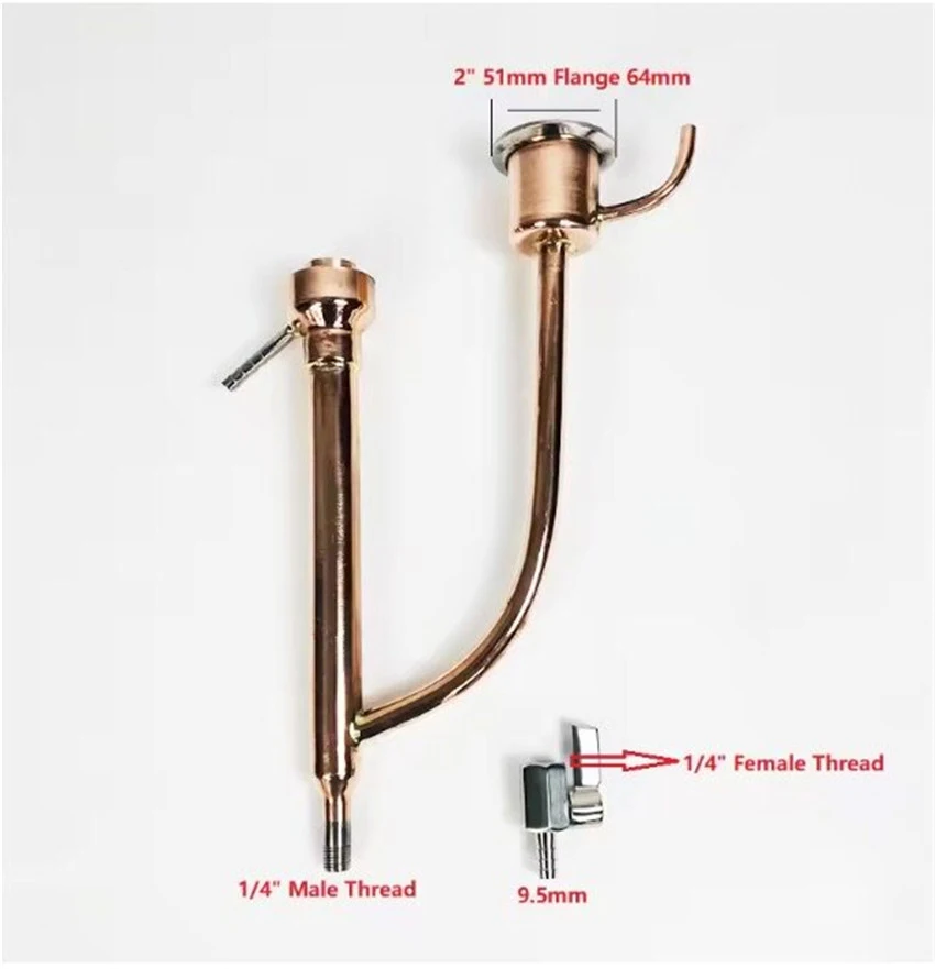 2-Inch Copper Wine Barrel Professional Wine Outlet For Boiling Wine And Measuring Alcohol Content Wine Making Equipment
2-Inch Copper Wine Barrel Professional Wine Outlet For Boiling Wine And Measuring Alcohol Content Wine Making Equipment