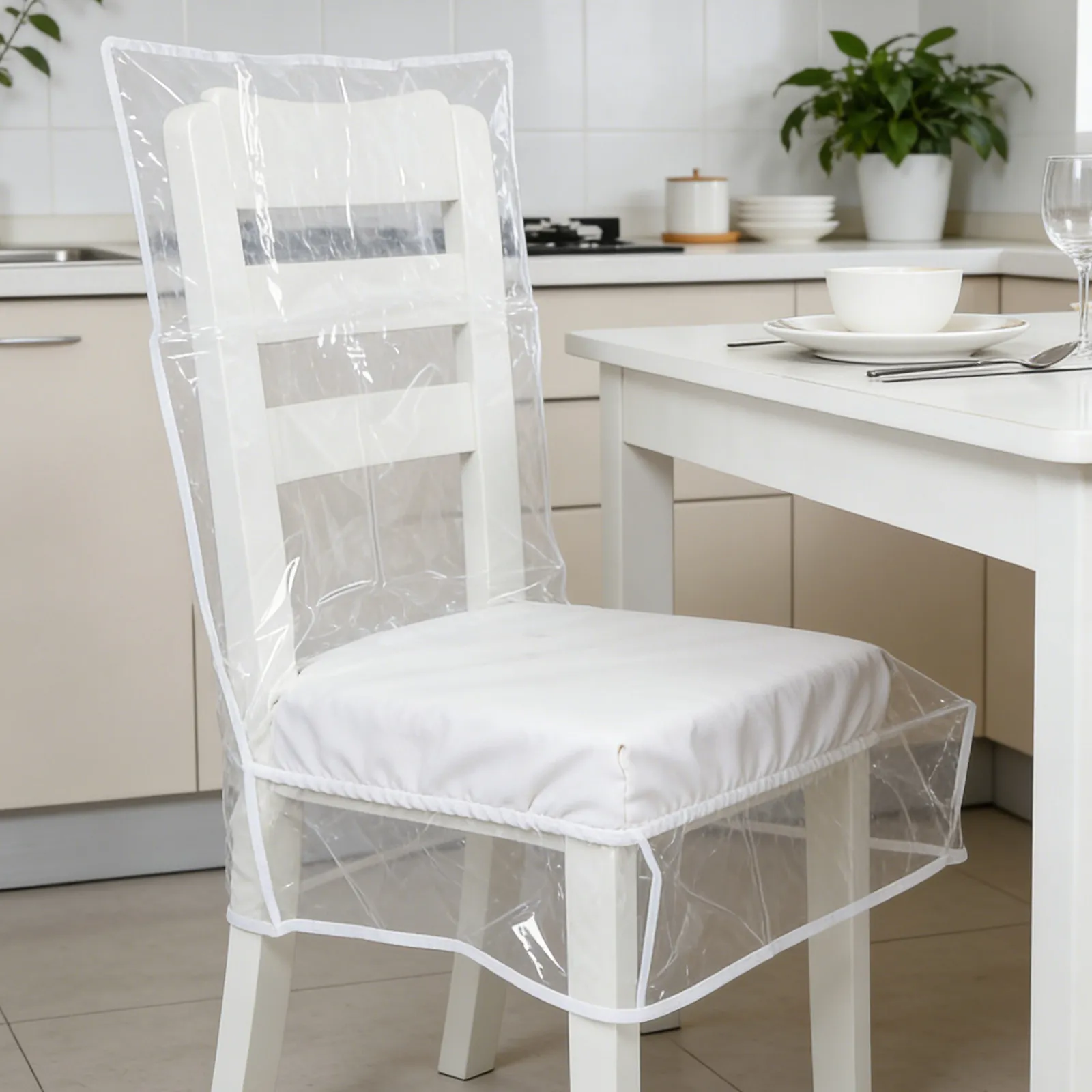 Clear Pvc Dining Chair Covers Blending Seamless Chair Seat Protective Cover Chairs Cat Scratch Protector Covers Dustproof Cover
Clear Pvc Dining Chair Covers Blending Seamless Chair Seat Protective Cover Chairs Cat Scratch Protector Covers Dustproof Cover