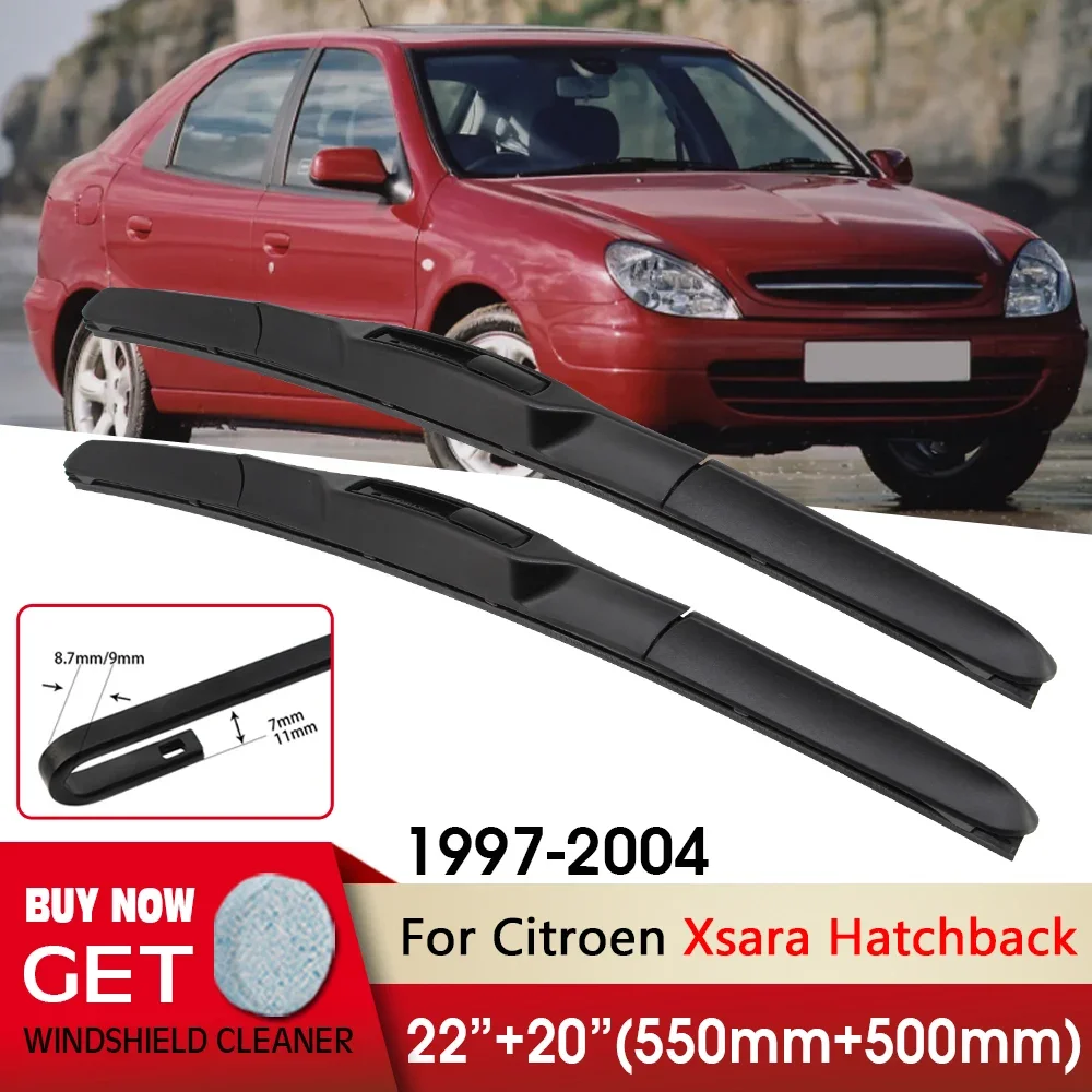 Car Wiper Front Wiper Blade 22"+20" For Citroen Xsara Hatchback 1997-2004 Fit U Hook Arm Windshield Windscreen Front Window
Car Wiper Front Wiper Blade 22"+20" For Citroen Xsara Hatchback 1997-2004 Fit U Hook Arm Windshield Windscreen Front Window