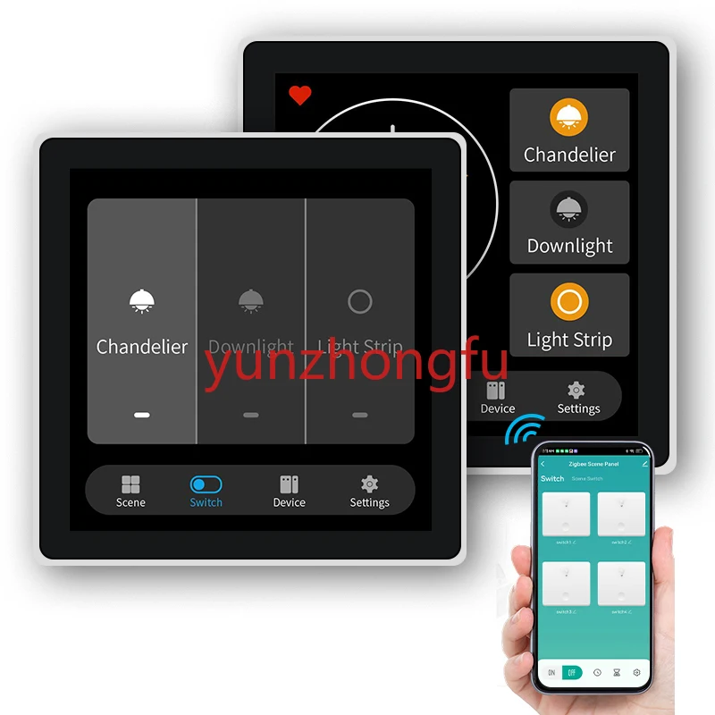 Life smart mobile APP remote control function/ 2023 new home 220V wall switch with touch screen LCD display tuya
Life smart mobile APP remote control function/ 2023 new home 220V wall switch with touch screen LCD display tuya