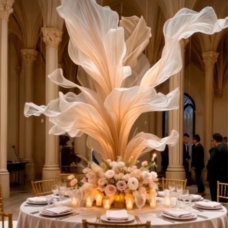 Luxury Customized Handmade Giant Silk Organza Flower For Wedding Table Decoration Backdrop Event Party Decoration
Luxury Customized Handmade Giant Silk Organza Flower For Wedding Table Decoration Backdrop Event Party Decoration