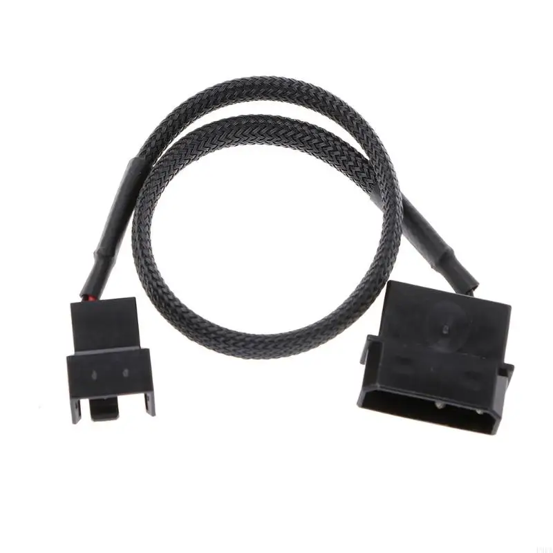 920L 27cm/10.63in Fan Power Adapter Cable 1 to 1 Ways 4-Pin Molex Male to 3-Pin/4-Pin PWM Sleeved Fan Extension Adapter Cable
920L 27cm/10.63in Fan Power Adapter Cable 1 to 1 Ways 4-Pin Molex Male to 3-Pin/4-Pin PWM Sleeved Fan Extension Adapter Cable