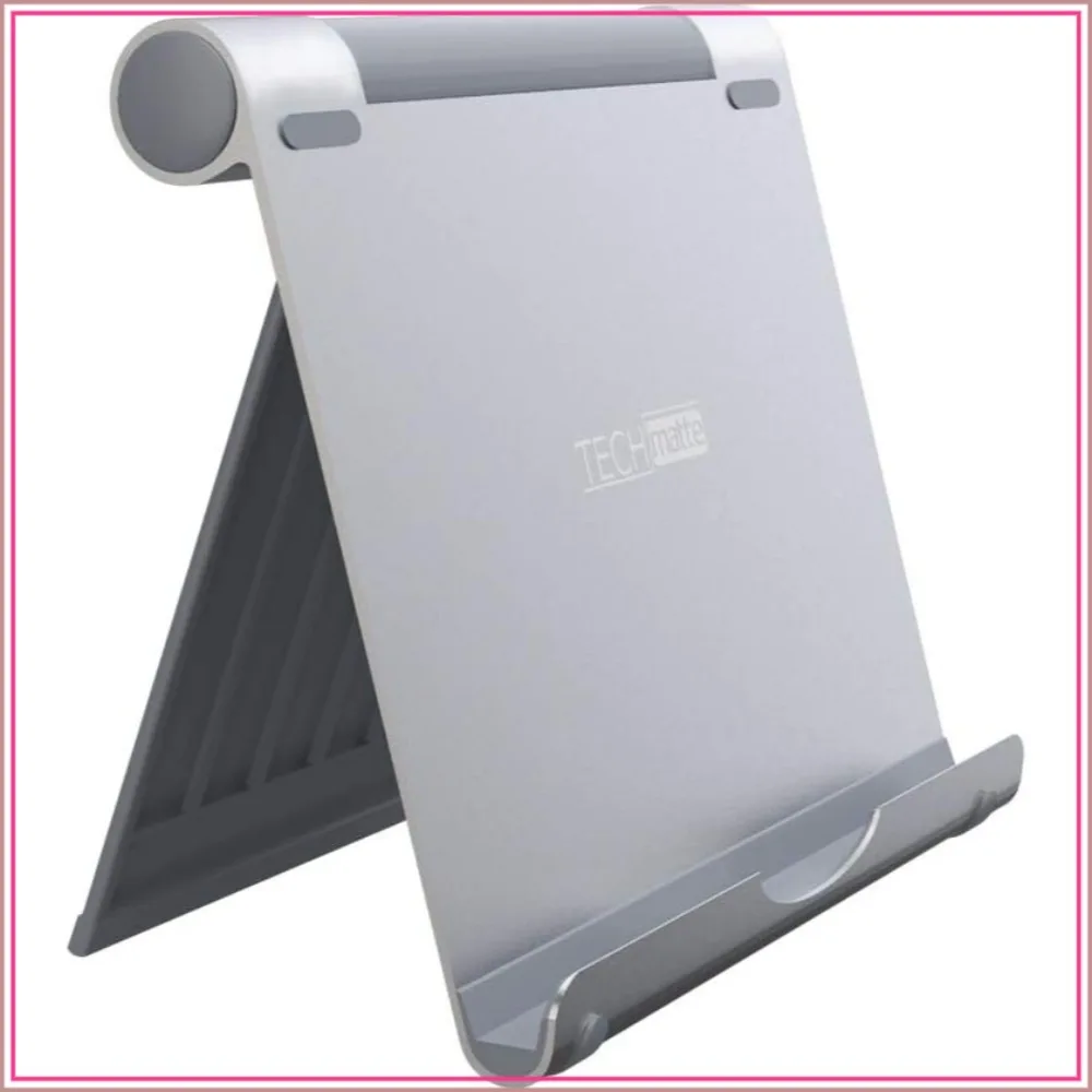 Large Adjustable Aluminum Stand for iPad Pro 12.9, iPad Air, iPhone, E-Readers
Large Adjustable Aluminum Stand for iPad Pro 12.9, iPad Air, iPhone, E-Readers