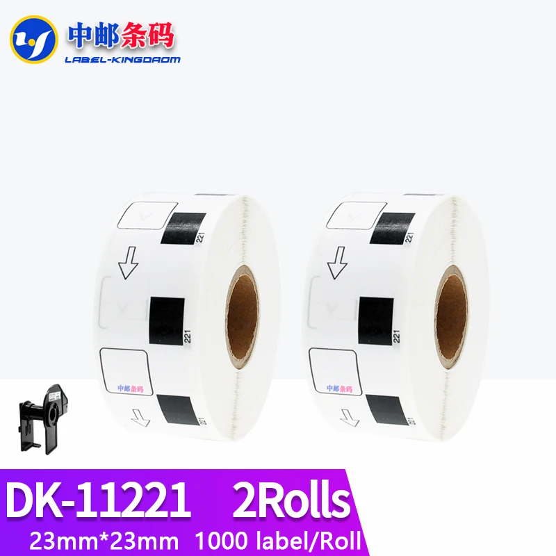 2 рулона, совместимая с DK-11221, этикетка 23*23 мм, высечка для термопринтера Brother QL-700/800/810/820/1100/1110 DK-1221 DK11221
2 рулона, совместимая с DK-11221, этикетка 23*23 мм, высечка для термопринтера Brother QL-700/800/810/820/1100/1110 DK-1221 DK11221