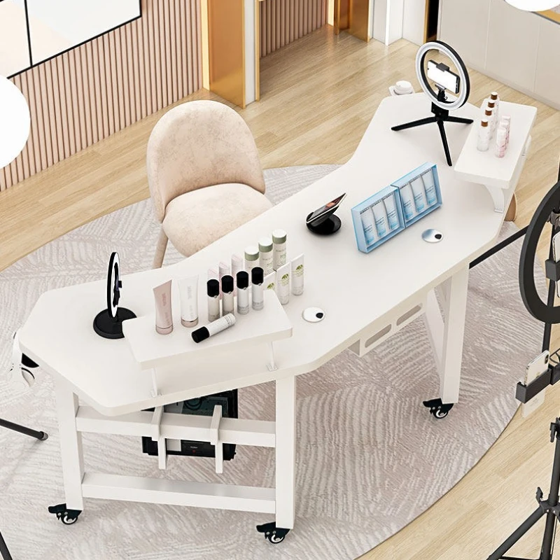 white minimalist Computer desk multifunctional e-sports game table movable wheeled mesa de estudio escritorio office furniture
white minimalist Computer desk multifunctional e-sports game table movable wheeled mesa de estudio escritorio office furniture