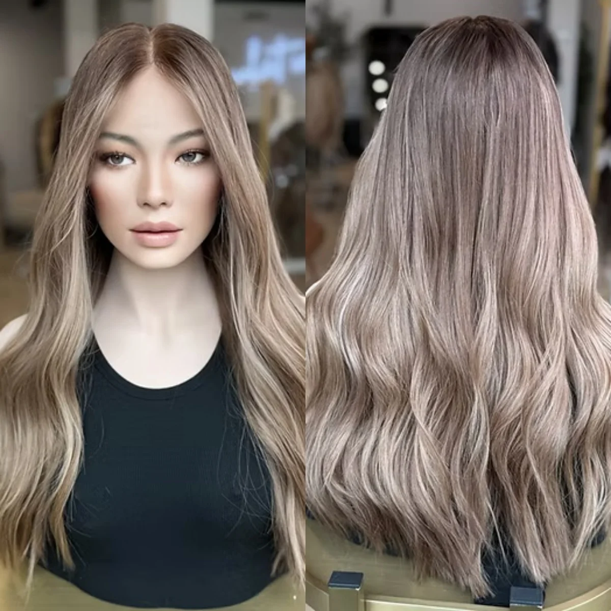 Светло-каштановый коричневый мелирование Балаяж синтетические кружевные фронтальные парики естественная волна высокое качество повседневная вечеринка косплей парик для женщин
Светло-каштановый коричневый мелирование Балаяж синтетические кружевные фронтальные парики естественная волна высокое качество повседневная вечеринка косплей парик для женщин