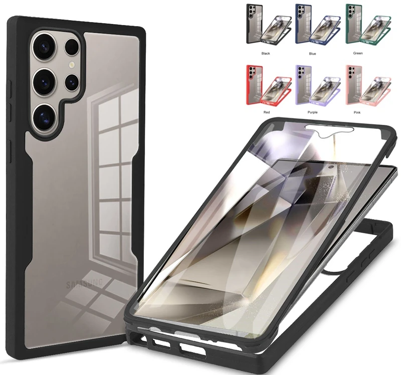 Shockproof 360 Full Body Screen Protector Cover For Samsung Galaxy S21 S22 S23 FE S24 Plus S25 Ultra Edge 5G Transparent Case
Shockproof 360 Full Body Screen Protector Cover For Samsung Galaxy S21 S22 S23 FE S24 Plus S25 Ultra Edge 5G Transparent Case